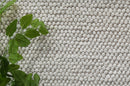 Misty Lane White Wool Rug