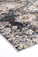 Lunar Crest Charcoal Blue Contemporary Rug