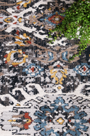 Lunar Crest Charcoal Blue Contemporary Rug