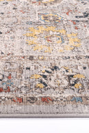 Linden Crest Grey Charcoal Contemporary Rug