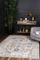 Linden Crest Grey Charcoal Contemporary Rug