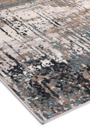 Ivory Crest Beige Grey Abstract Rug
