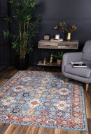 Meadow Crest Charcoal Blue Rug