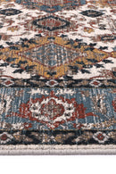 Lagoon Crest Cream Grey Rug