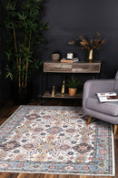 Lagoon Crest Cream Grey Rug