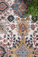 Lagoon Crest Cream Grey Rug