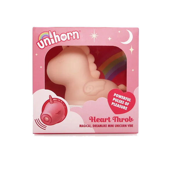 Unihorn Heart Throb Yellow Usb Rechargeable Flicking Stimulator