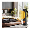 2500W Ptc Electric Space Heater With 3D Realistic Flame And 3 Modes