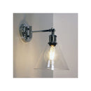 Chrome Swing Arm Wall Light