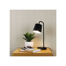 Black Metal Desk Lamp With Usb Socket
