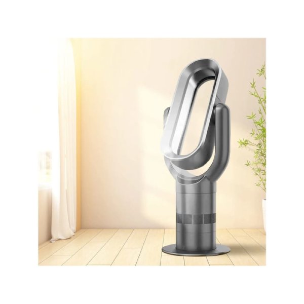 Bladeless Fan Heating Cooling Floor Fan Heater Cooler