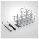 Undersink Pull Out Cleaning Storage with Lift Off Baskets Bottom Mounted