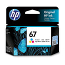 HP 67 Tri Colour Ink Cartridge 3Ym55Aa