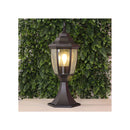 Newell Black Pillar Mounted Fitting