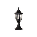 Newell Black Pillar Mounted Fitting