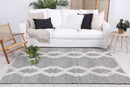 Opal Crest Ivory Tribal Wool Rug