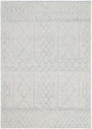 Misty Crest Grey Diamond Tribal Rug