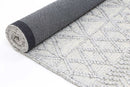 Misty Crest Grey Diamond Tribal Rug