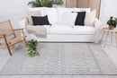 Misty Crest Grey Diamond Tribal Rug