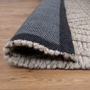 Seabreeze Crest Ash Lattice Tribal Rug