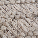 Seabreeze Crest Ash Lattice Tribal Rug