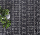Olive Crest Grey Tribal Wool Rug