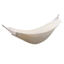 Hammock Bed with Travel Bag Outdoor Lounge Chair Cream