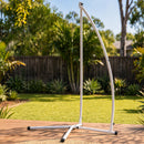 Hammock Stand 150kg Capacity White Steel Frame for Hanging Chairs