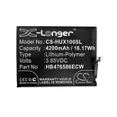 Cameron Sino Cs Hux100Sl 4200Mah Battery For Huawei Honor X10 Mobile