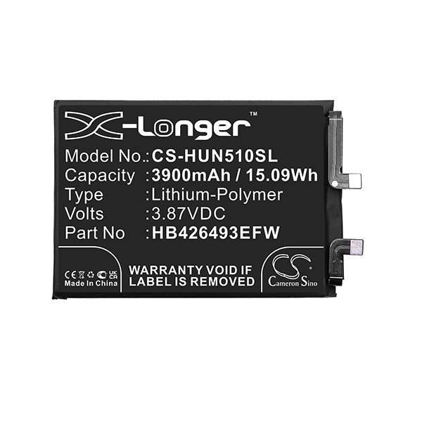 Cameron Sino Cs Hun510Sl 3900Mah Battery For Huawei Honor 50 Se Phone