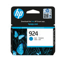 Hp 924 Cyan Original Ink Cart 400 Page Yield For Ojpro 8139E 8138E 8120E 8120