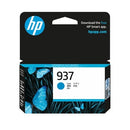 Hp 937 Cyan Original Ink Cartridge 800 Page Yield For Ojpro 9132E 9133 9135E 9130