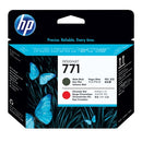 Hp 771 Matte Black & Chromatic Red Designjet Printhead