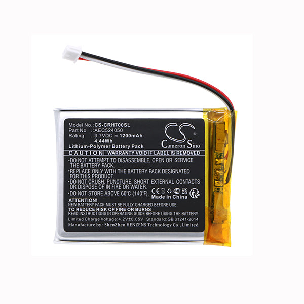 Cameron Sino Cs Crh700Sl 1200Mah Battery For Corsair Hs75 Xb Headset