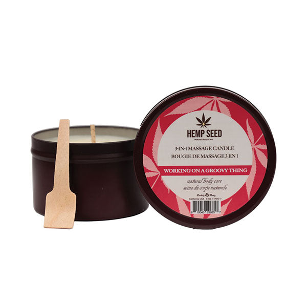Earthly Body Hemp Seed 3In1 Massage Candle