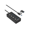 Simplecom Ch345C Superspeed Usb A Usb C To 4Port Usb 3 Hub 5Gbps