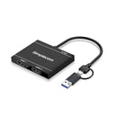 Simplecom Da327 Usb 3 0 Or Usb C To Dual Hdmi Display Adapter