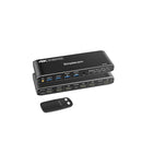 Simplecom Km430 Dual Hdmi Monitor Kvm Switch 2 Computers