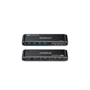 Simplecom Km430 Dual Hdmi Monitor Kvm Switch 2 Computers