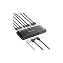Simplecom Km430 Dual Hdmi Monitor Kvm Switch 2 Computers