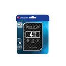 Verbatim 4Tb Usb Black Store N Go Hdd Grid Design