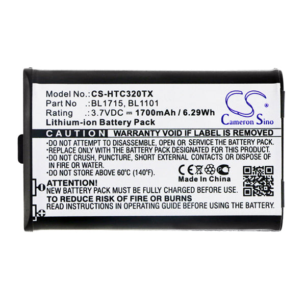 Cameron Sino Cs Htc320Tx 1700Mah Replacement Battery For Hyt