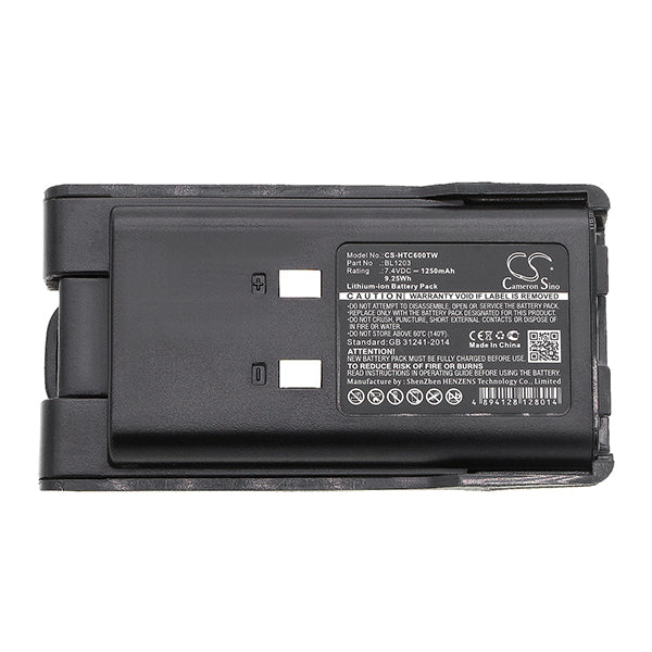 Cameron Sino Cs Htc600Tw 1250Mah Replacement Battery For Hyt