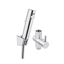 Handheld Bidet Spray Wash Kit Sprayer With Brass Diverter Tap And Hose