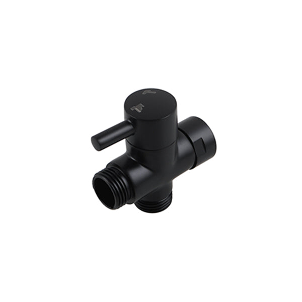 Brass Toilet Bidet Spray Diverter Wash Kit With Pvc Water Hose Black