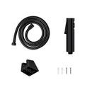 Black Toilet Bidet Sprayer Kit Shattaf Handheld Shower Head Sus Hose