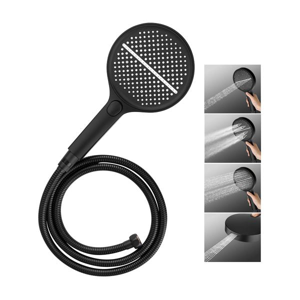 Round Handheld Shower Head 3Mode Toilet Bidet Spray Function