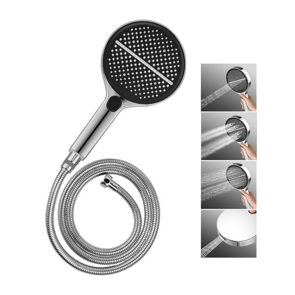 Round Handheld Shower Head 3Mode Toilet Bidet Spray Function