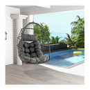 Hanging Egg Chair With Head Pillow And Large Seat Cushion
