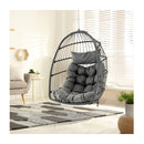 Hanging Egg Chair With Head Pillow And Large Seat Cushion